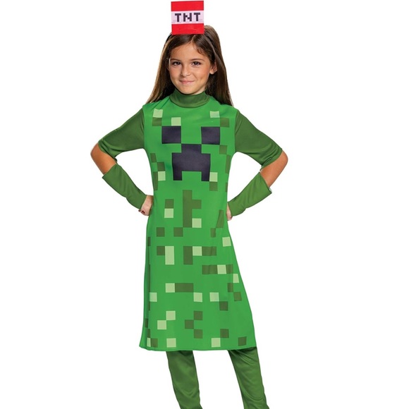 Other - Minecraft Creeper Halloween Costume Green Block